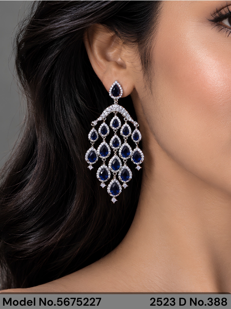 Palermo Heritage Cascading Crystal Earrings