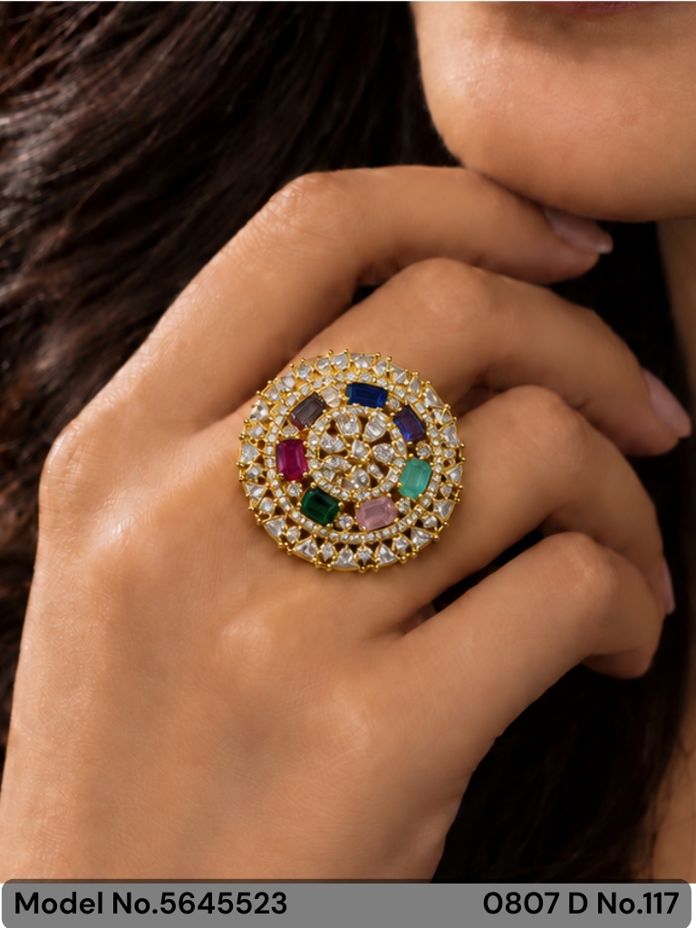 Ravello Starlight Wrap Diamond-Cut Ring